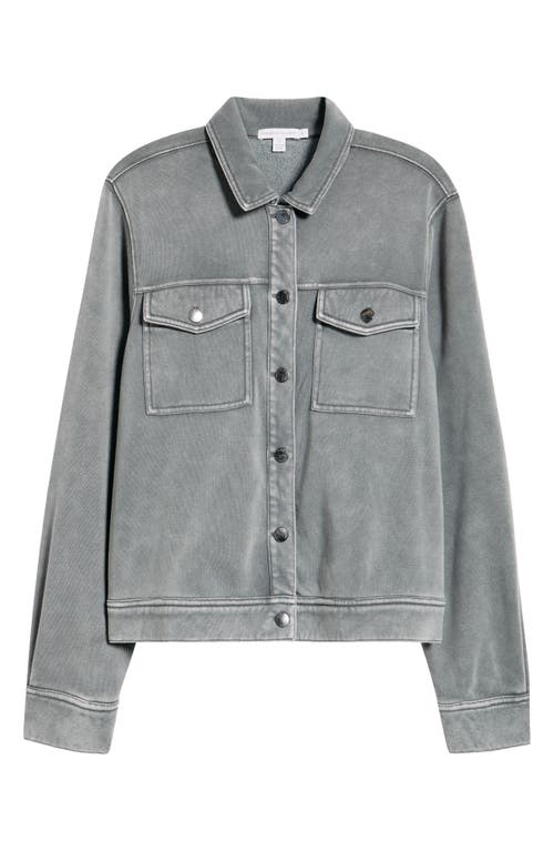 Threads 4 Thought Abbey Mineral Wash Organic Cotton Blend Shirt In Gray