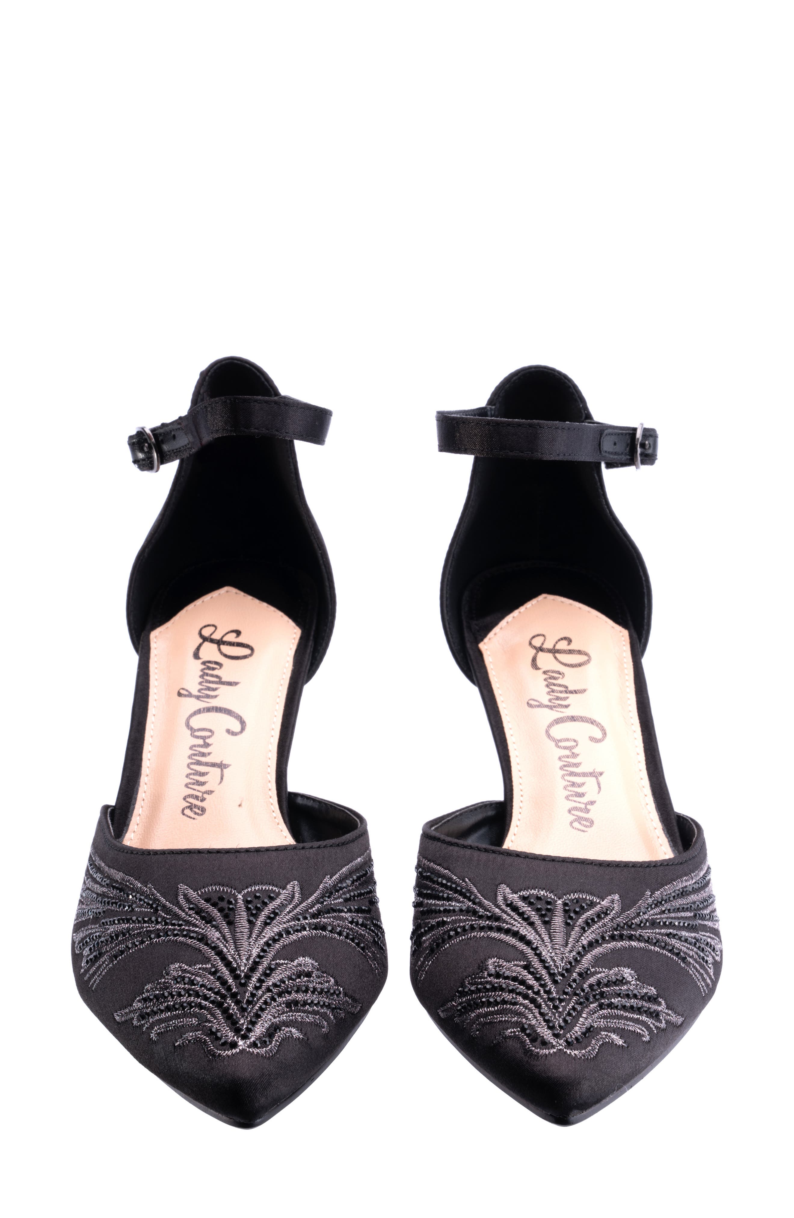 LADY COUTURE Kate Kitten Heel Pump, Alternate, color, Black