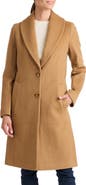 Sofia Cashmere Shawl Collar Wool Coat