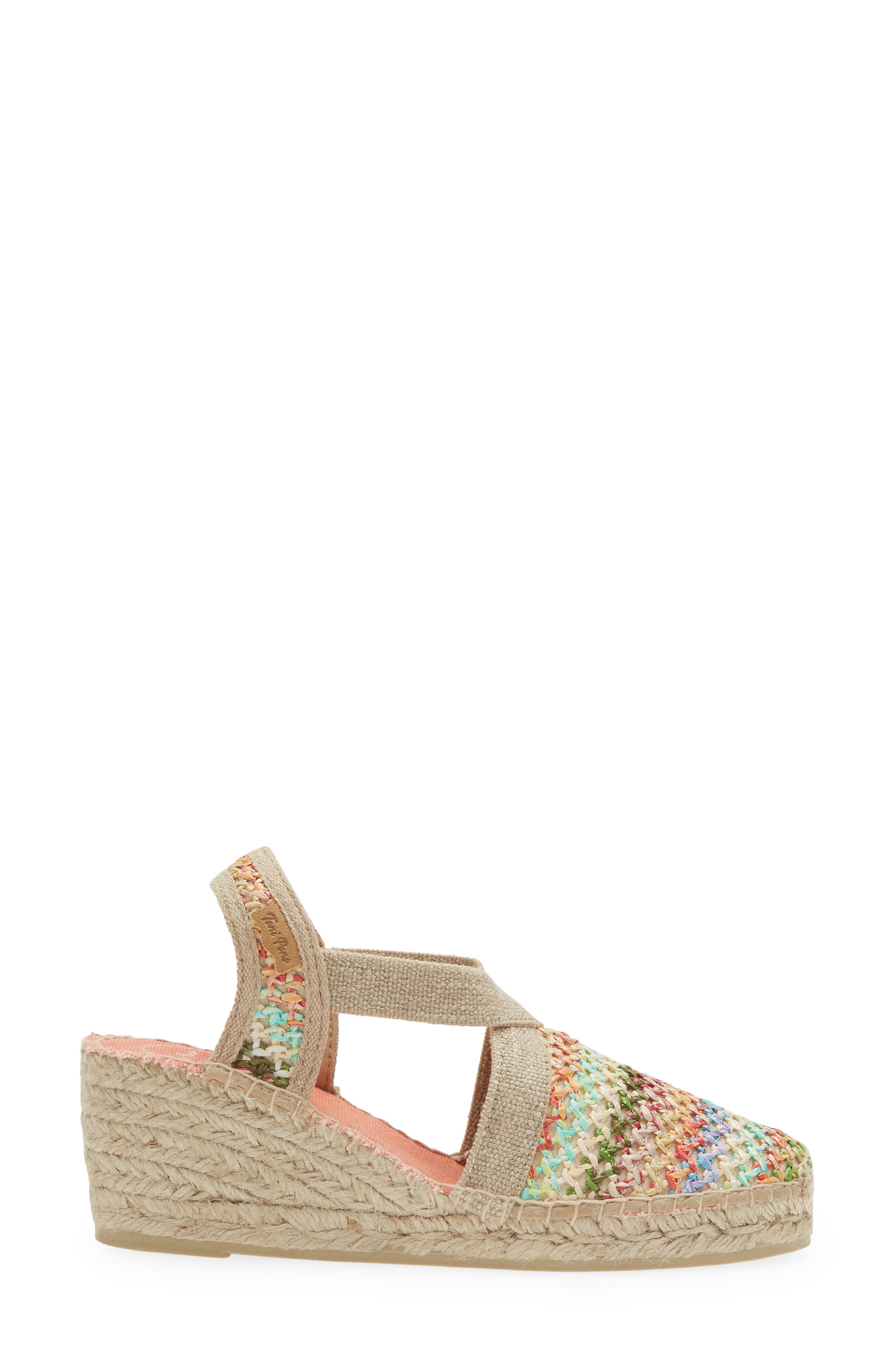 Toni Pons Terra Wedge Espadrille Shoe, Alternate, color, Multi Beige