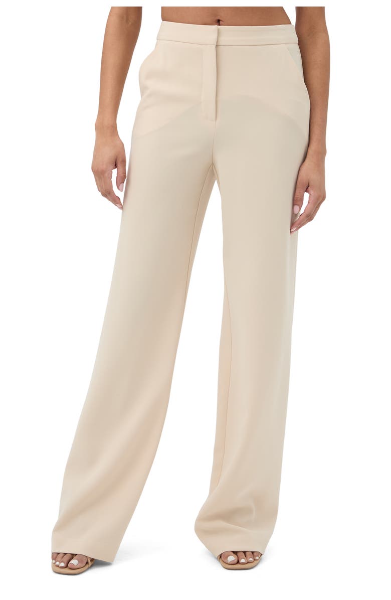 Trina Turk Sadie Wide Leg Suiting Pant, Alternate, color, Poplar