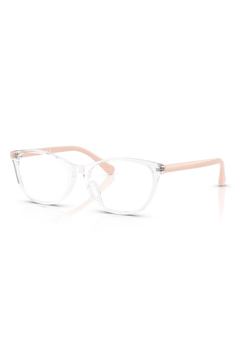 VOGUE 54mm Cat Eye Optical Glasses, Alternate, color, Transparent