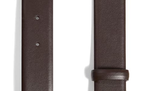 Khaite Saddle Leather Belt In Black