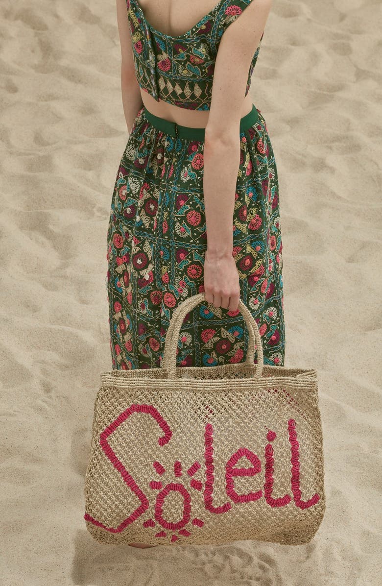 All Things Mochi Jaipur Print Crop Top & Midi Skirt Set, Alternate, color, 