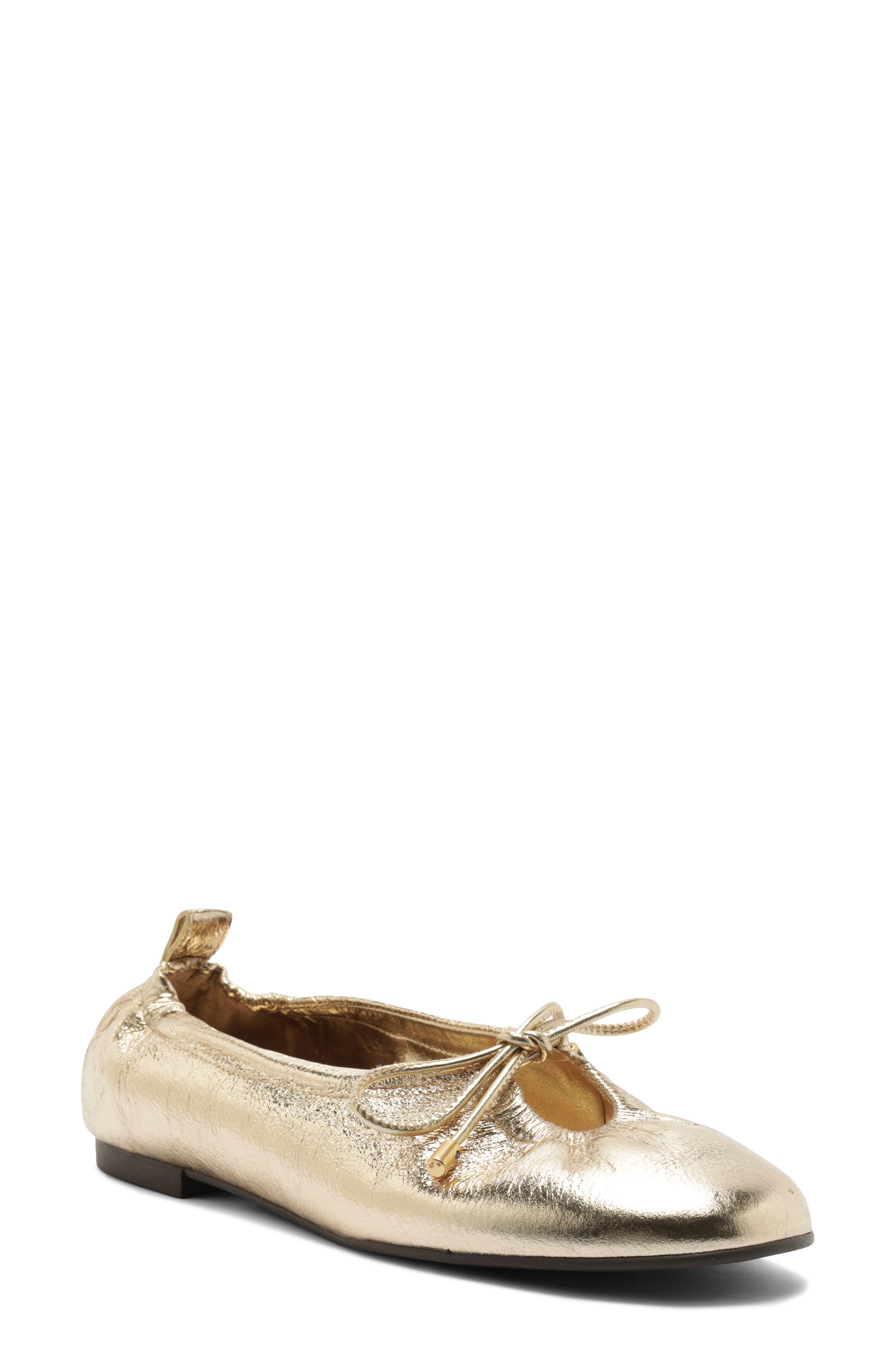 Shae Ballet Flat, Main, color, PLATINO