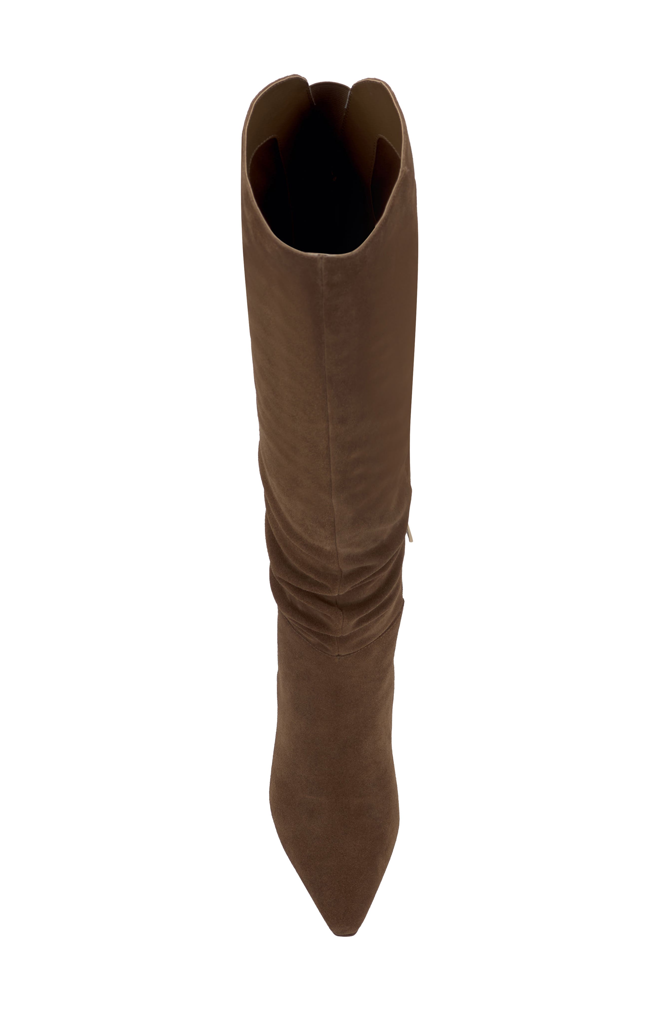 Jessica Simpson Emetta Pointed Toe Over the Knee Boot, Alternate, color, Maple Oil Suede