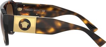 57mm Gradient Aviator Sunglasses