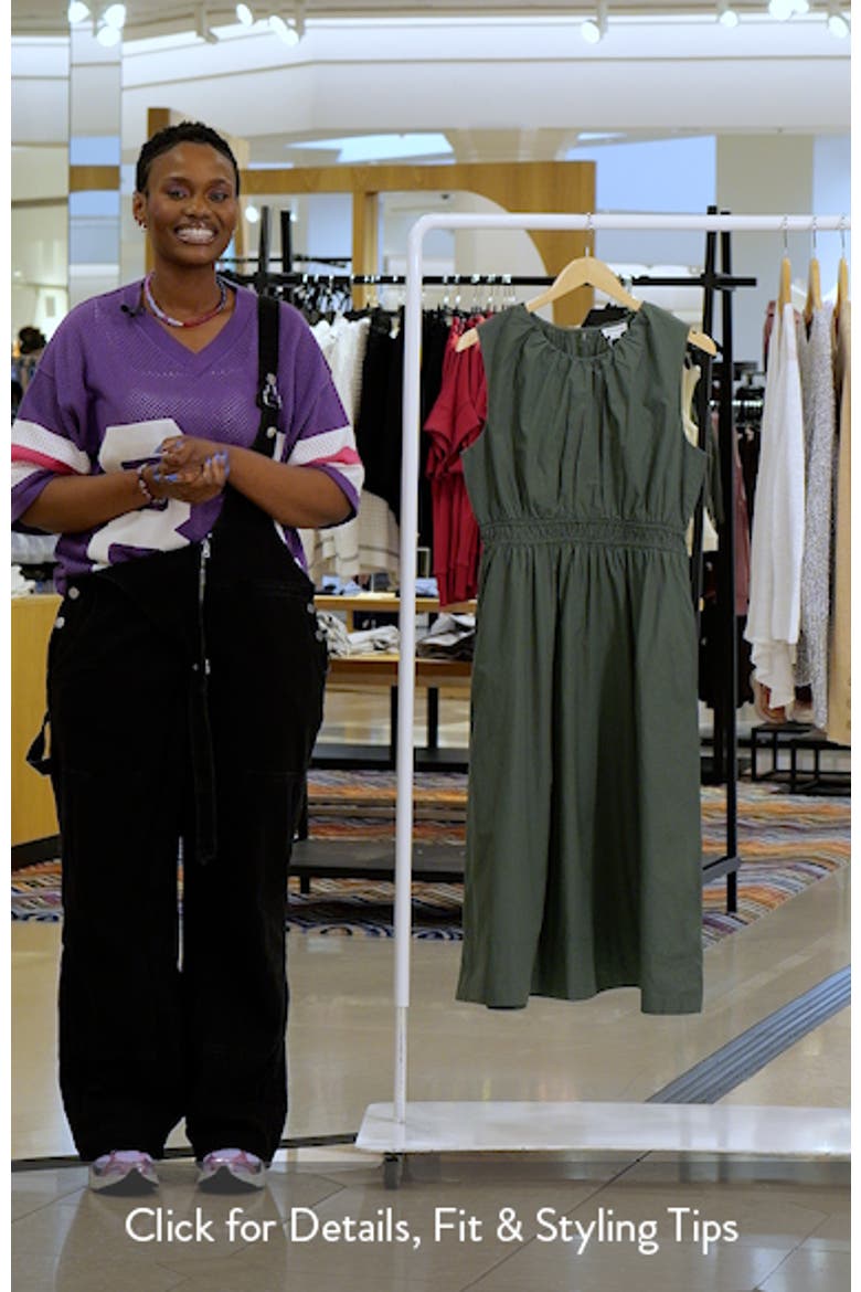 Dakota Sleeveless Poplin Maxi Dress video