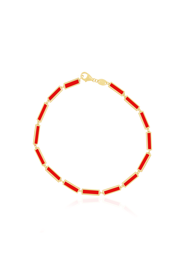 Coral Bar Bracelet, Main, color, Coral