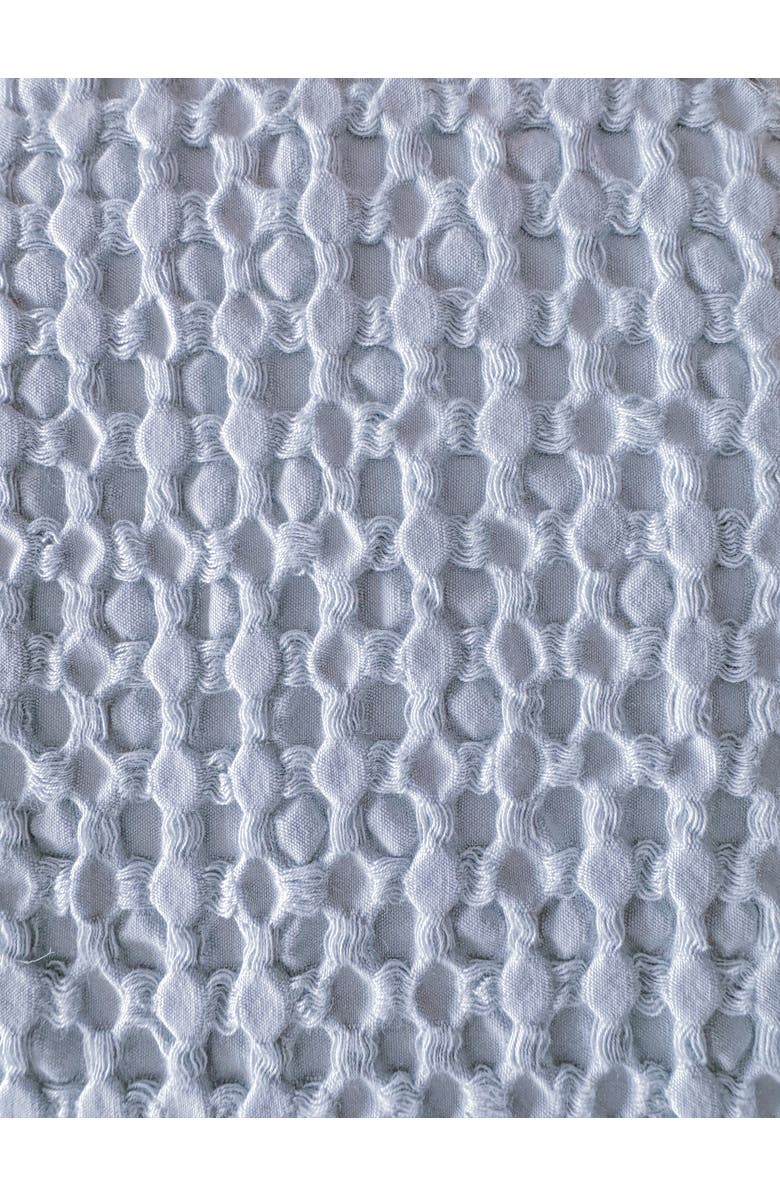 Anaya Stonewashed Cotton Waffle Bed Blanket, Alternate, color, White