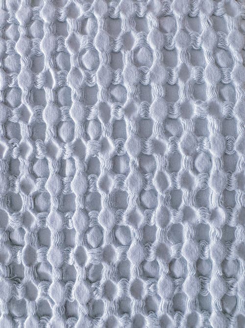 Anaya Stonewashed Cotton Waffle Bed Blanket In White