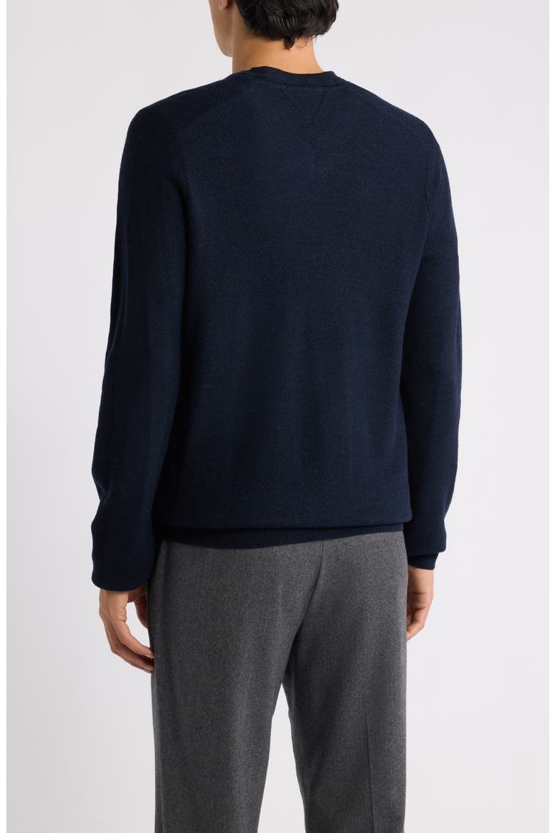 Cricket Merino Wool V-Neck Sweater, Alternate, color, NAVY