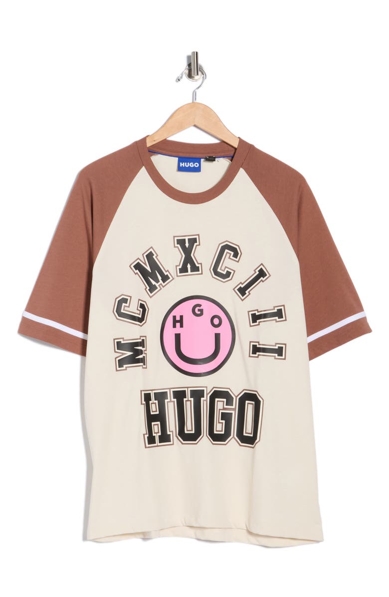 BOSS Nacamos Graphic T-Shirt, Main, color, Whisper White