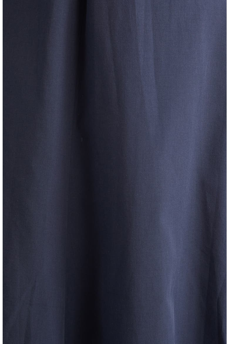 Zaria Floral Strapless Midi Dress, Alternate, color, NAVY