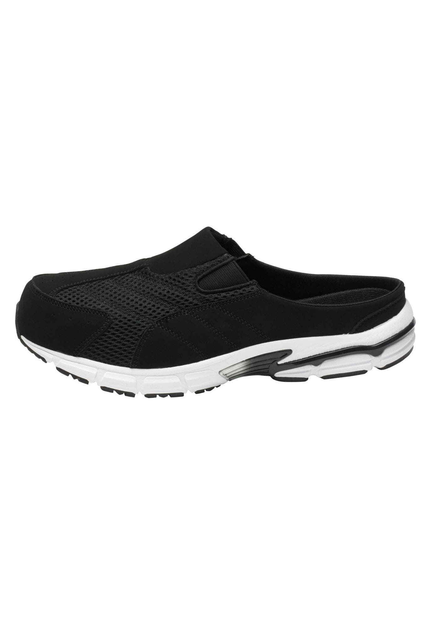 KingSize Slip-On Swim Slides, Main, color, Jet Black