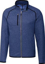 Cutter & Buck Mainsail Sweater Knit Full Zip Jacket