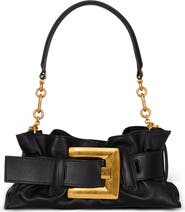 Balmain Mini Anthem Shoulder bag in calfskin leather