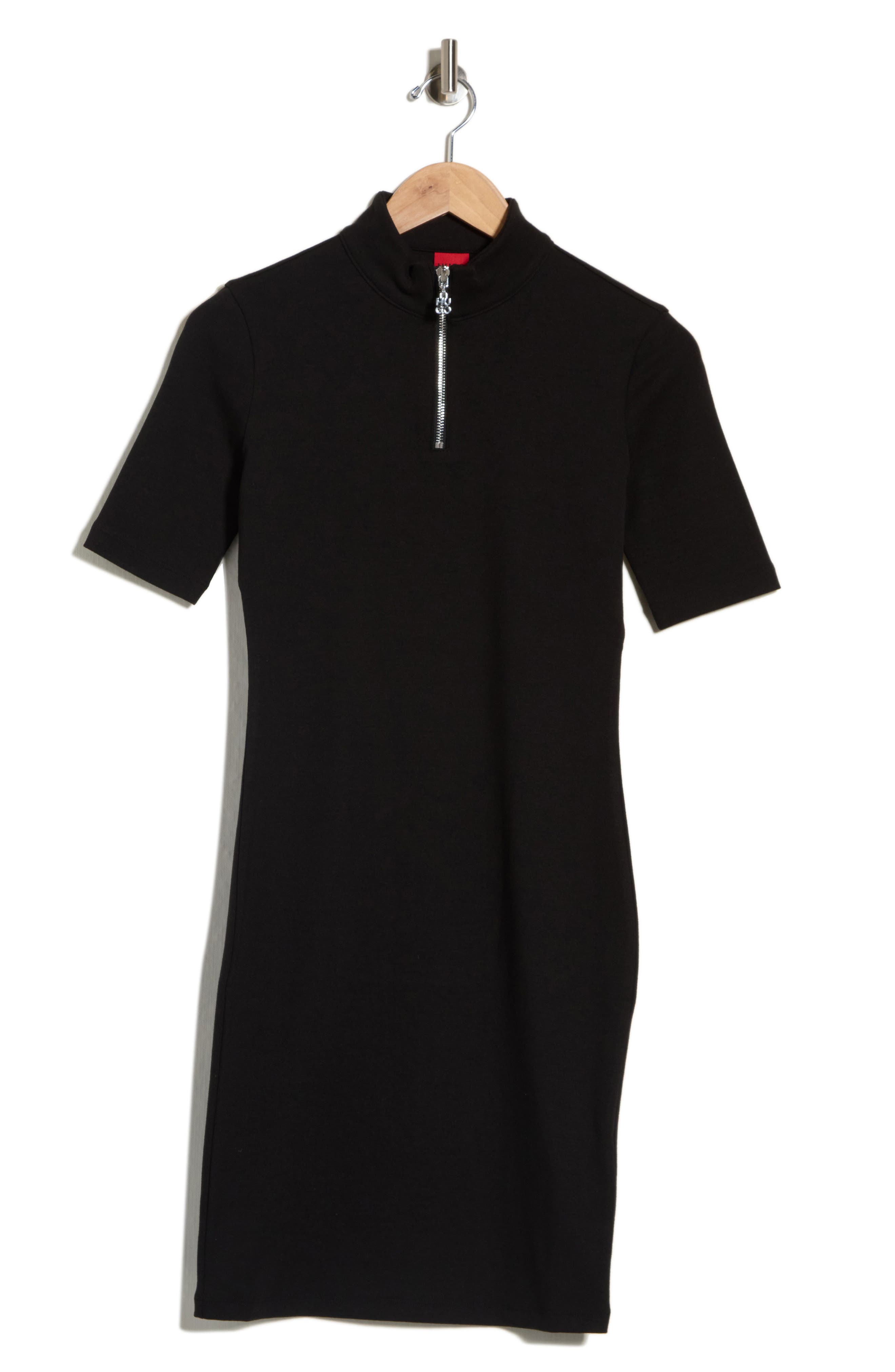 Nasiia Short Sleeve Quarter Zip Dress