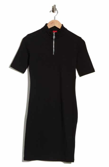 Nasiia Short Sleeve Quarter Zip Dress