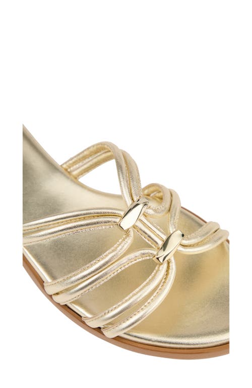 Lk Bennett Tianey Tubular Strap Slide Sandal In Animal Print