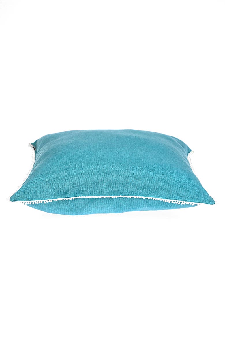 PARKLAND COLLECTION Crochet Dot Throw Pillow, Alternate, color, Blue