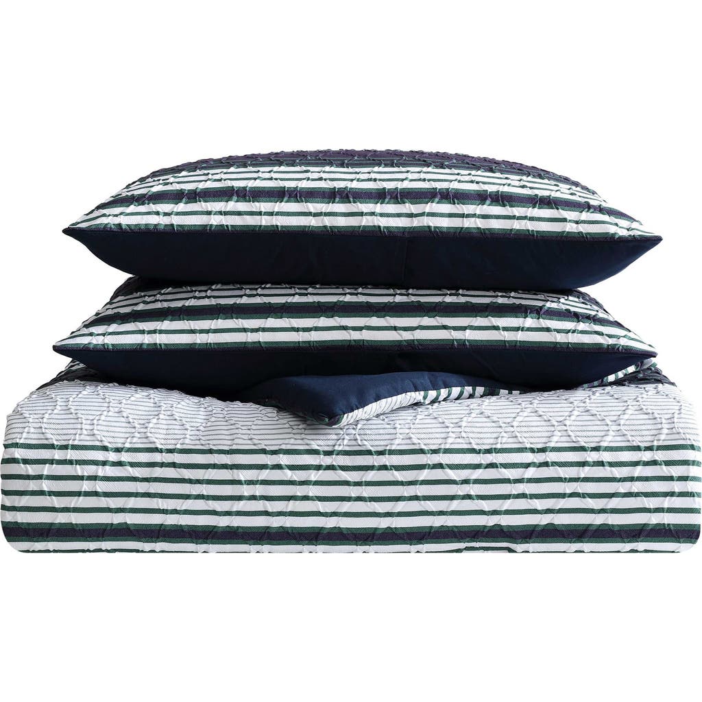 Nautica Lakefront 8-piece Bedding Set In Navy/green