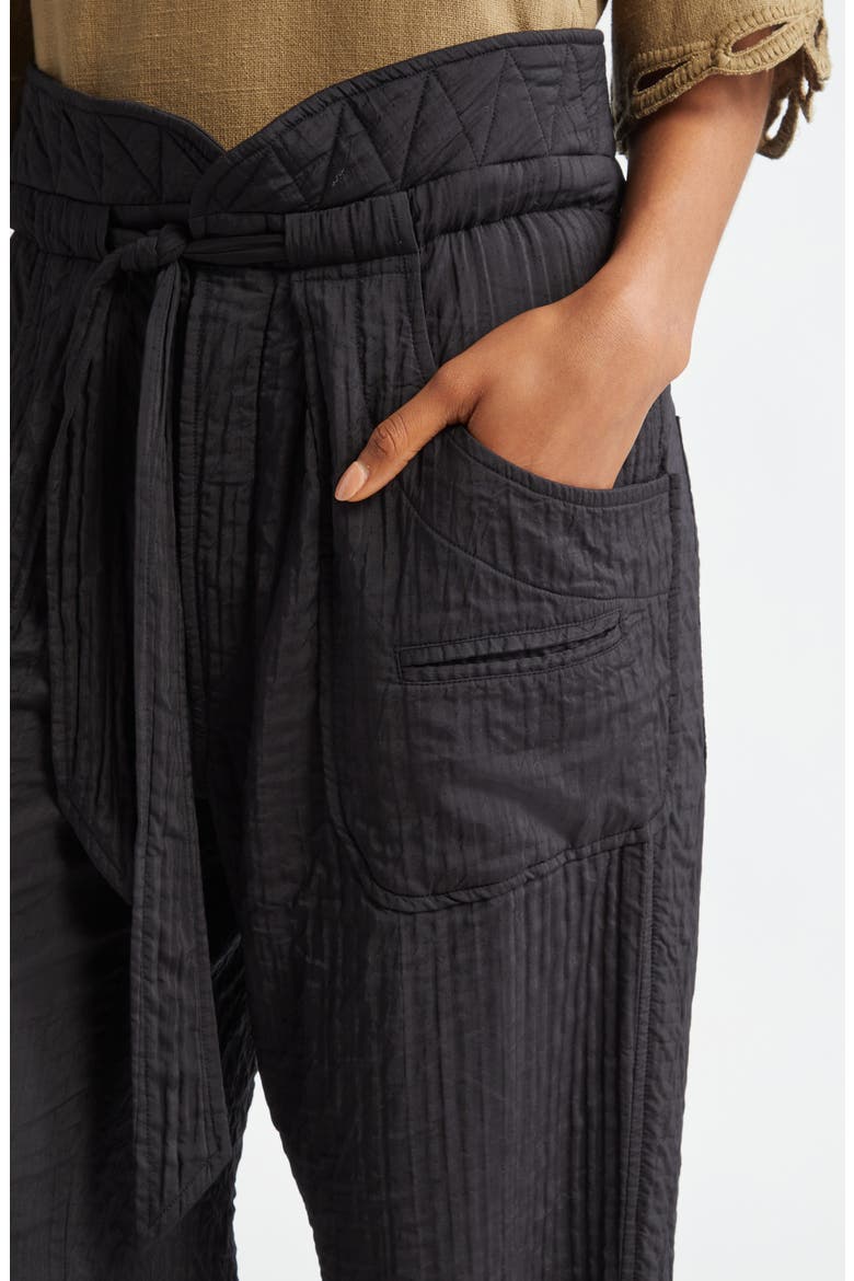 Serida Drawstring Pants, Alternate, color, BLACK