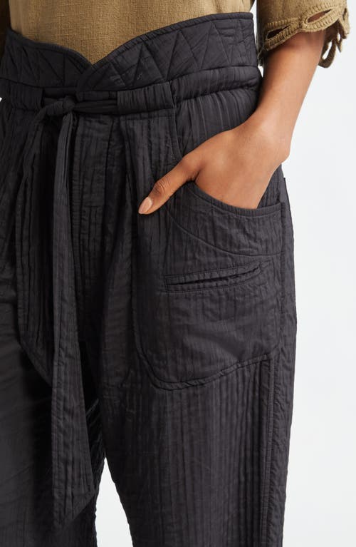 Isabel Marant Étoile Serida Drawstring Pants In Black