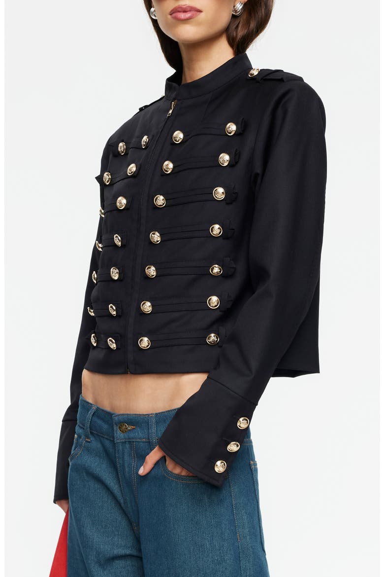Rush Hour Crop Jacket, Alternate, color, ONYX