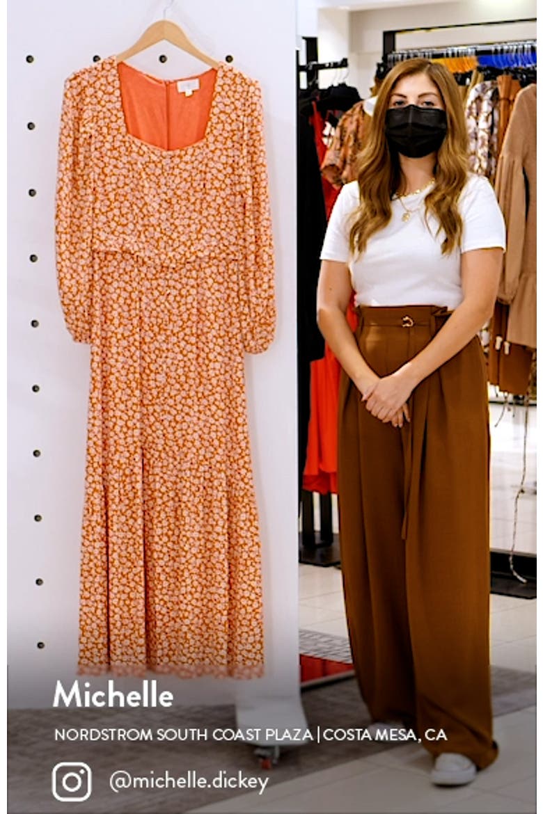 Madison Long Sleeve Maxi Dress video