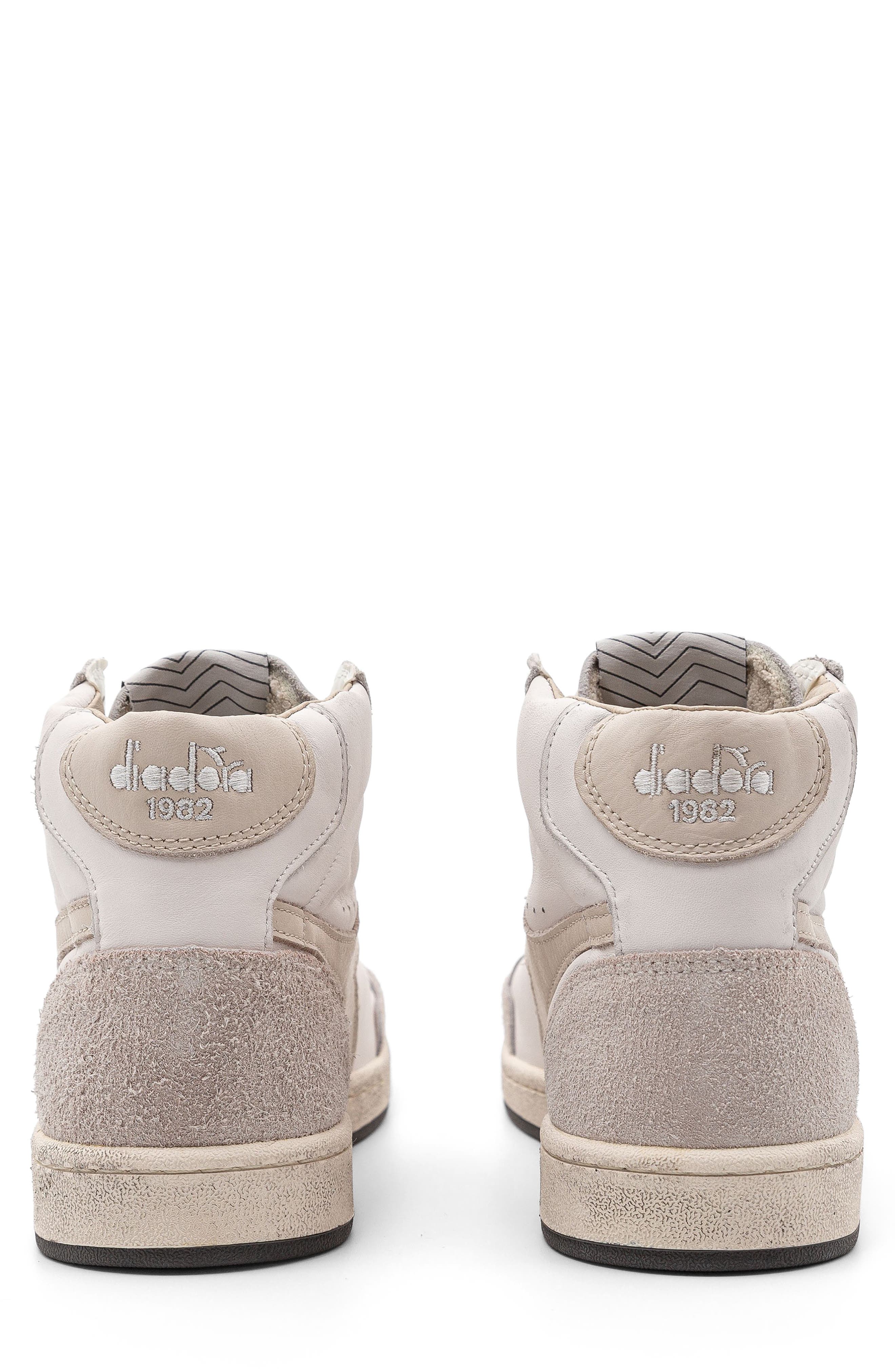 Diadora Prestige Used High Top Sneaker, Alternate, color, White/ Moonbeam