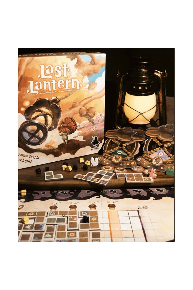 Last Lantern, Co Operative Tile Laying Board Game, Alternate, color, Multicolored