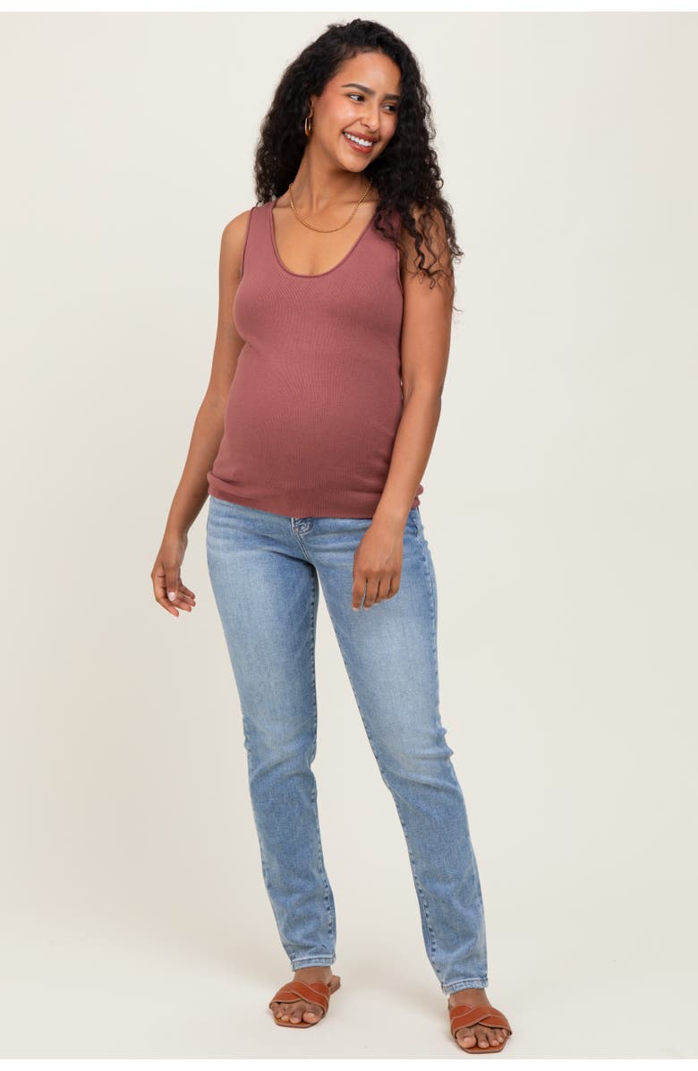 PinkBlush Vintage Wash Skinny Jeans, Alternate, color, Light Blue