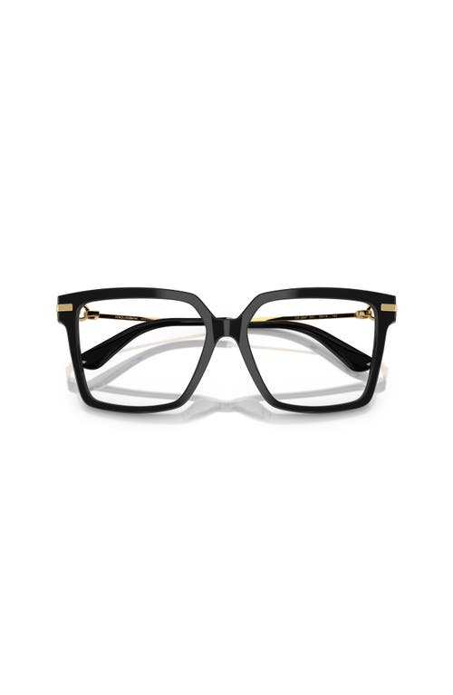 Dolce & Gabbana Dolce&gabbana 54mm Square Optical Glasses In Black