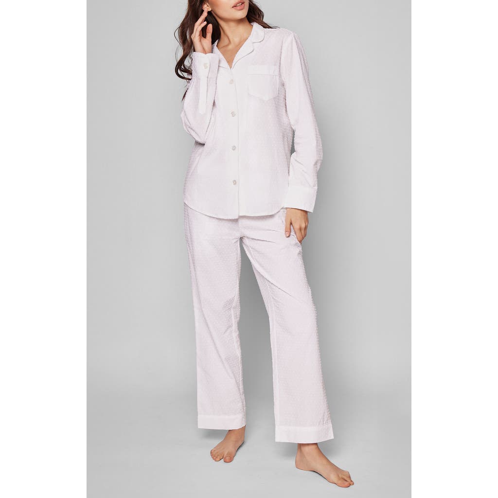 PETITE PLUME PETITE PLUME SWISS DOT COTTON PAJAMAS