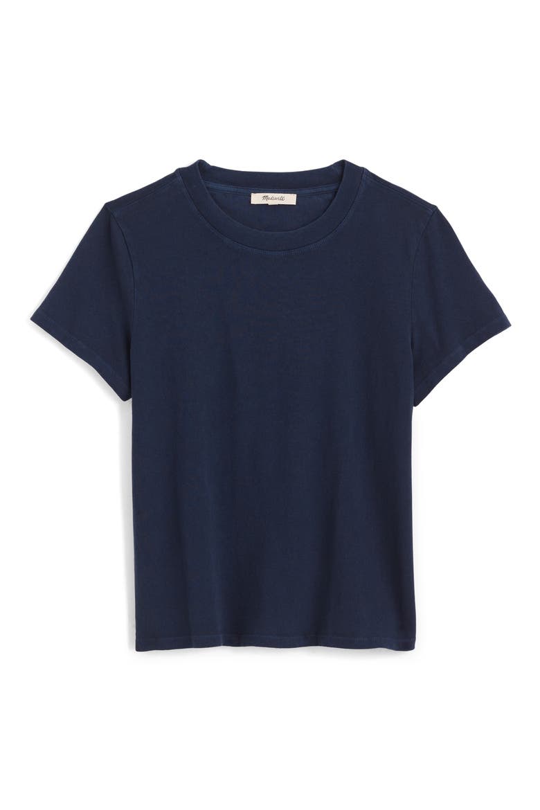 The Relaxed Cotton Jersey T-Shirt, Alternate, color, CLASSIC NAVY