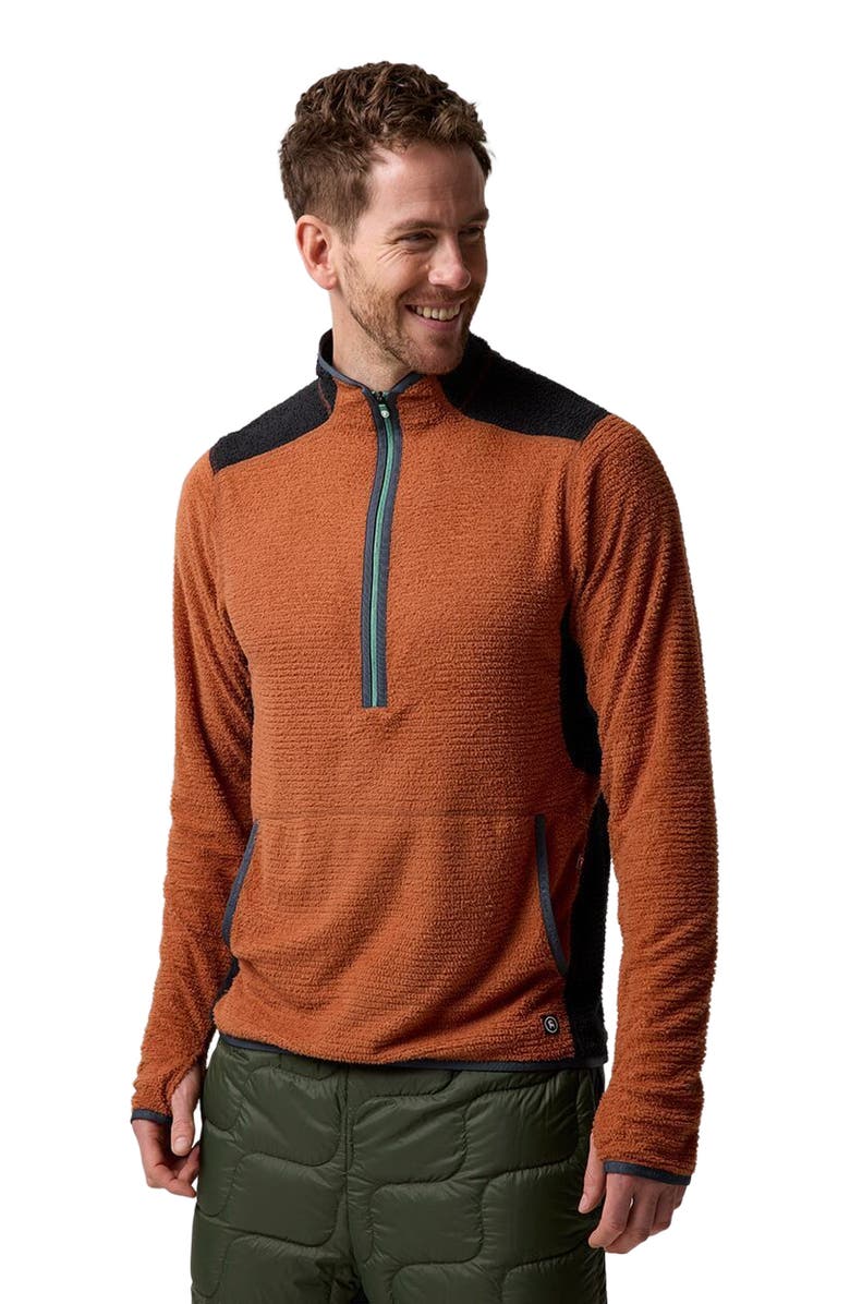 Backcountry Highliner Primaloft Air-Perm Fleece 1/4-Zip - Men's, Alternate, color, Sierra/Black