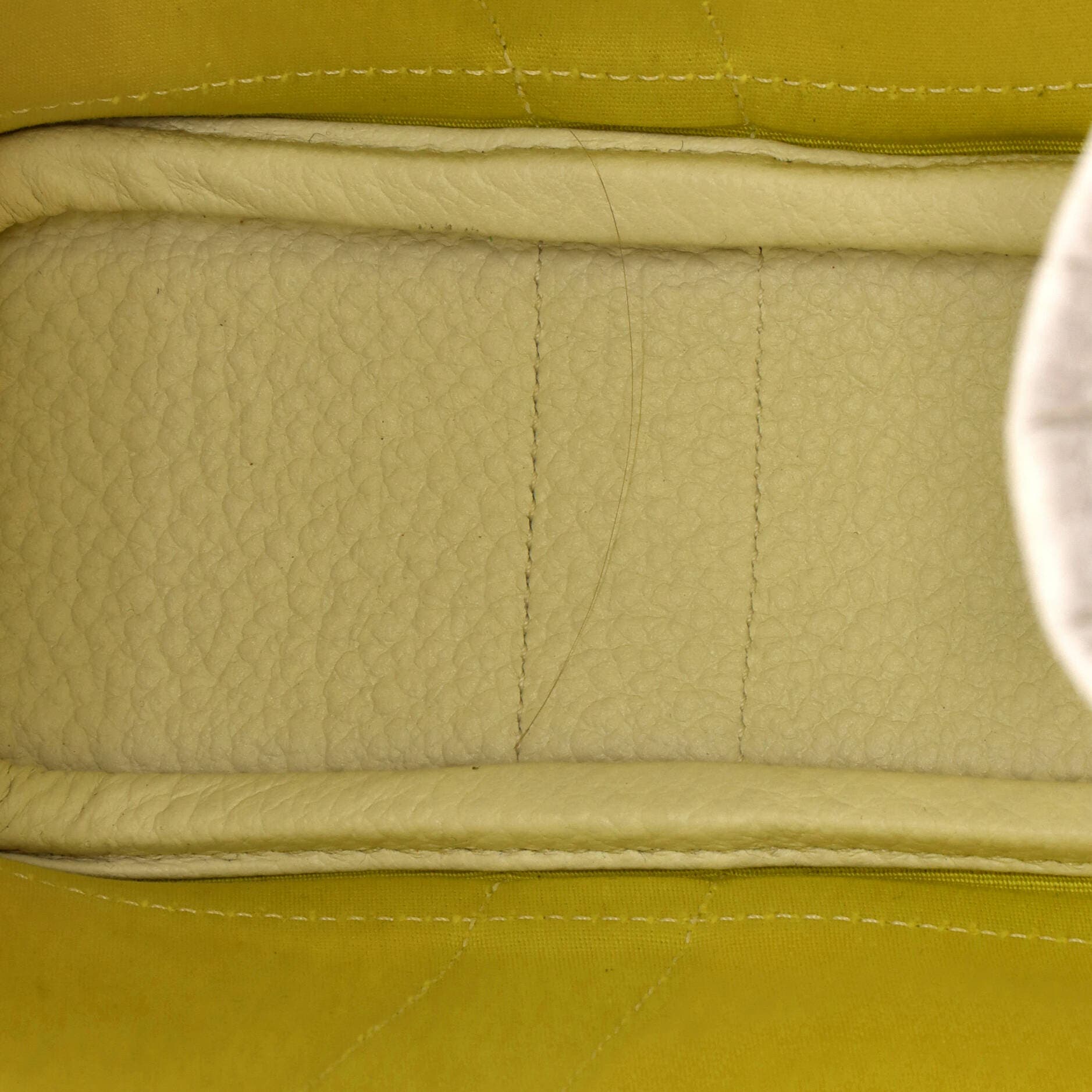 Garden File Tote Toile and Leather 28, Alternate, color, Yellow