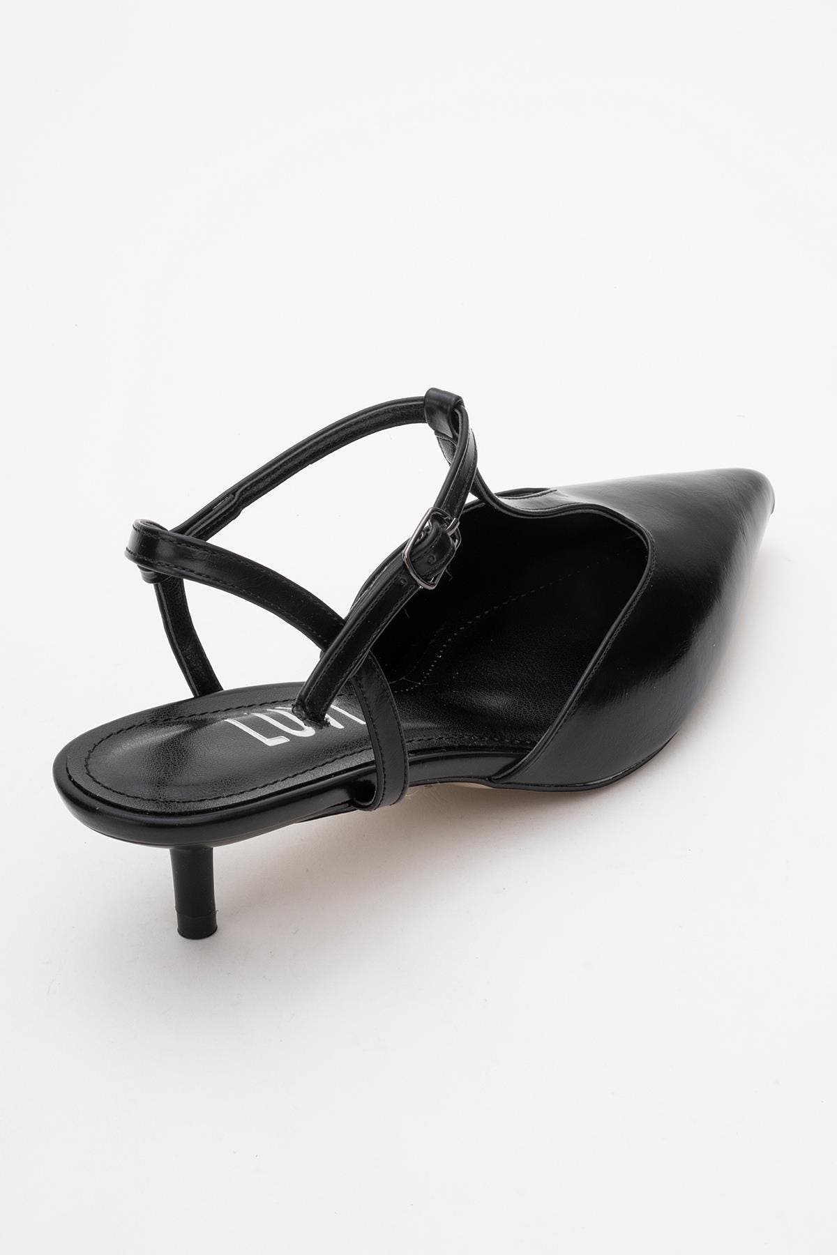 Prologue Shoes Asher Pointed Toe Slingback Pump, Alternate, color, Black