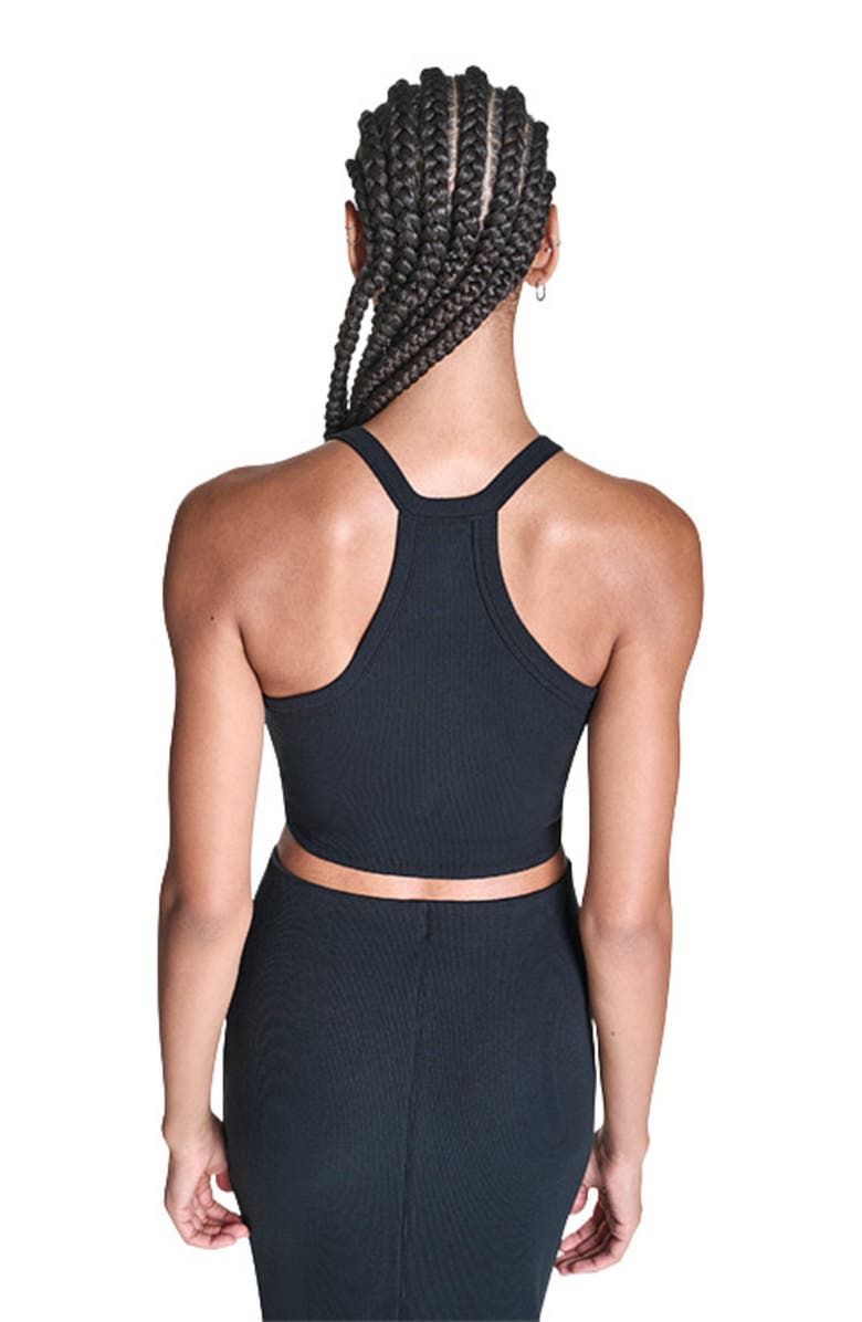 Converse Box Star Cropped Tank, Alternate, color, Converse Black