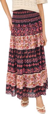 CeCe Tiered Maxi Skirt