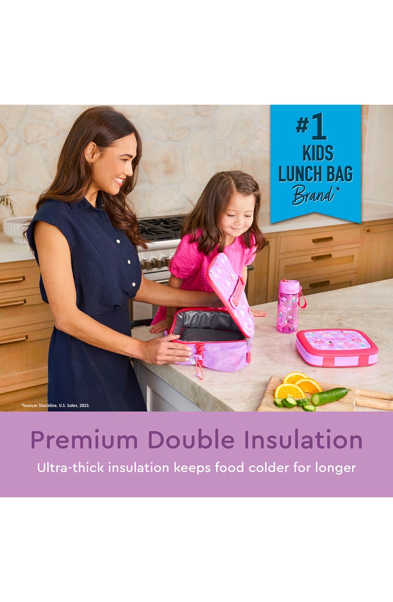 BENTGO Kids' Deluxe Insulted Lunch Bag, Alternate, color, Pink