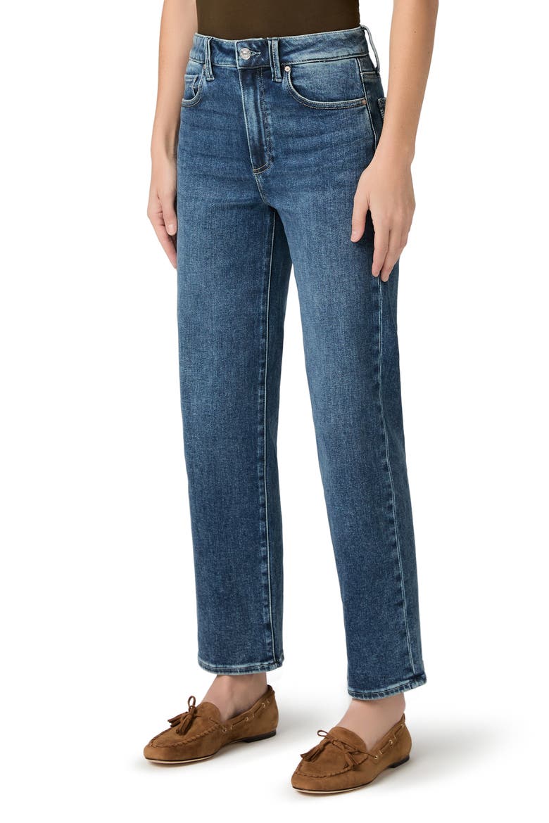Stevie Seamed Ankle Straight Leg Jeans, Alternate, color, BOWERY