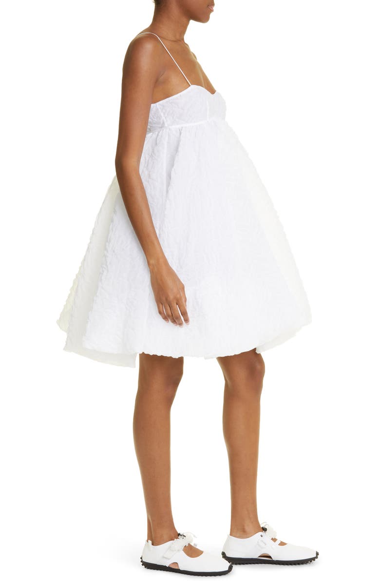 Cecilie Bahnsen Sunni Nimbus Matelassé Dress, Alternate, color, White