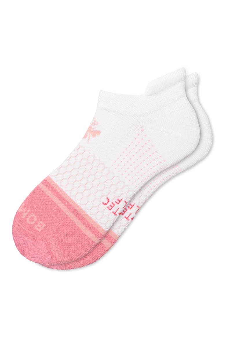 Colorblock Flag Golf Ankle Socks, Alternate, color, REEF PINK