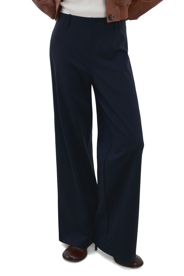 Straight Leg Pants, Main, color, NAVY
