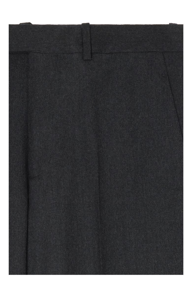 Wool Cashmere Sloane Tailored Trousers, Alternate, color, Light iron grey/black