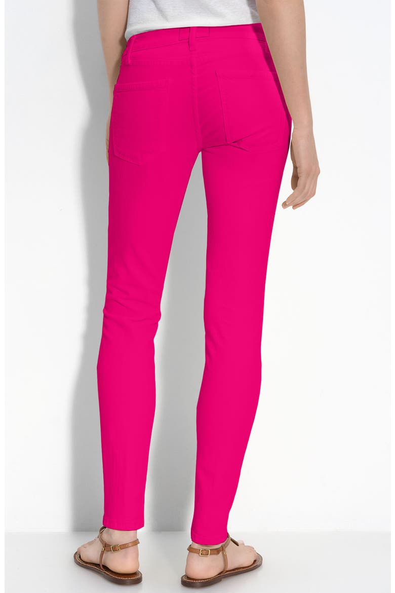 Skinny Stretch Ankle Jeans, Alternate, color, BRIGHT ROSE