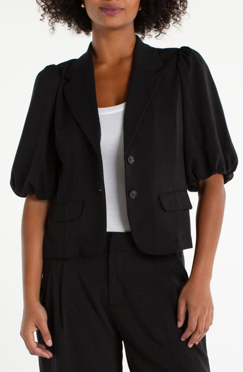 Balloon Sleeve Blazer