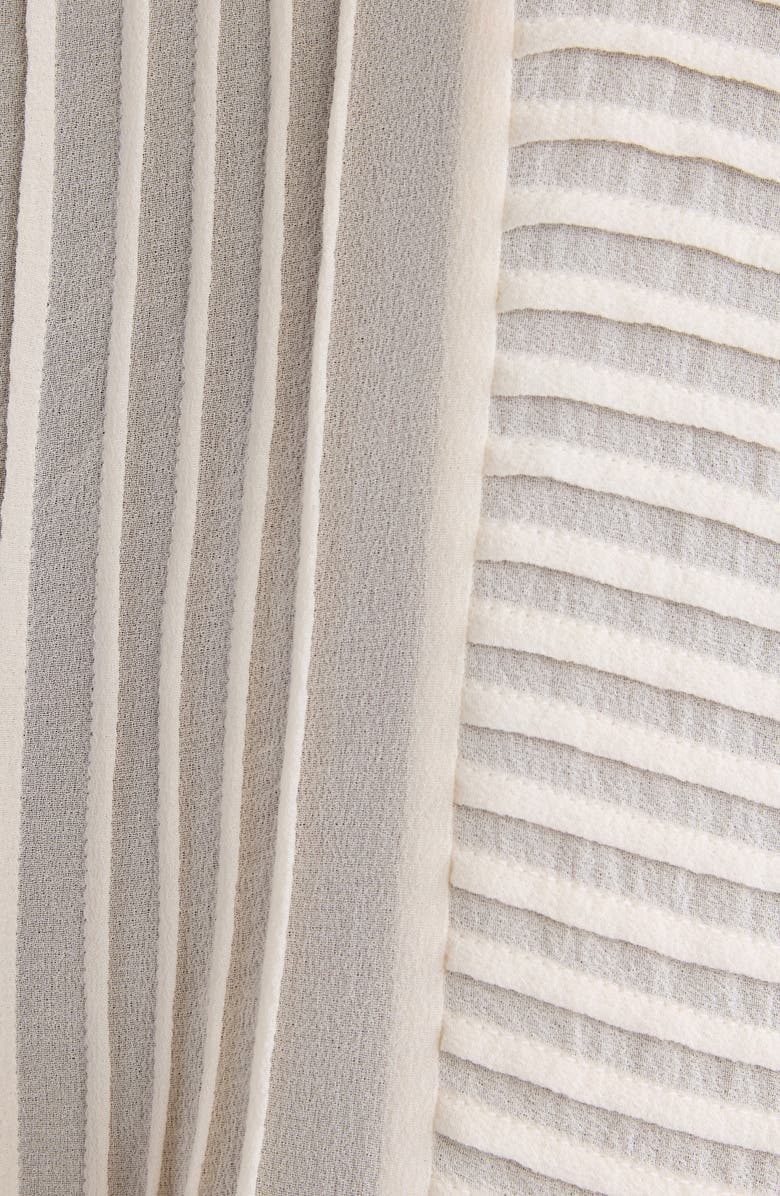 Isabel Marant Carolia Pintuck Silk Snap-Up Shirt, Alternate, color, 